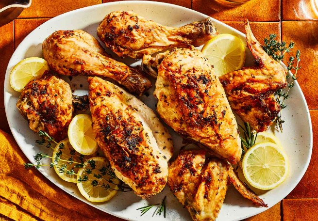 Lemon herb roast chicken